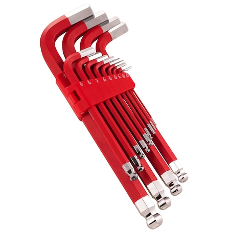 13Pcs SAE Long Ball Point Hex Key Wrench